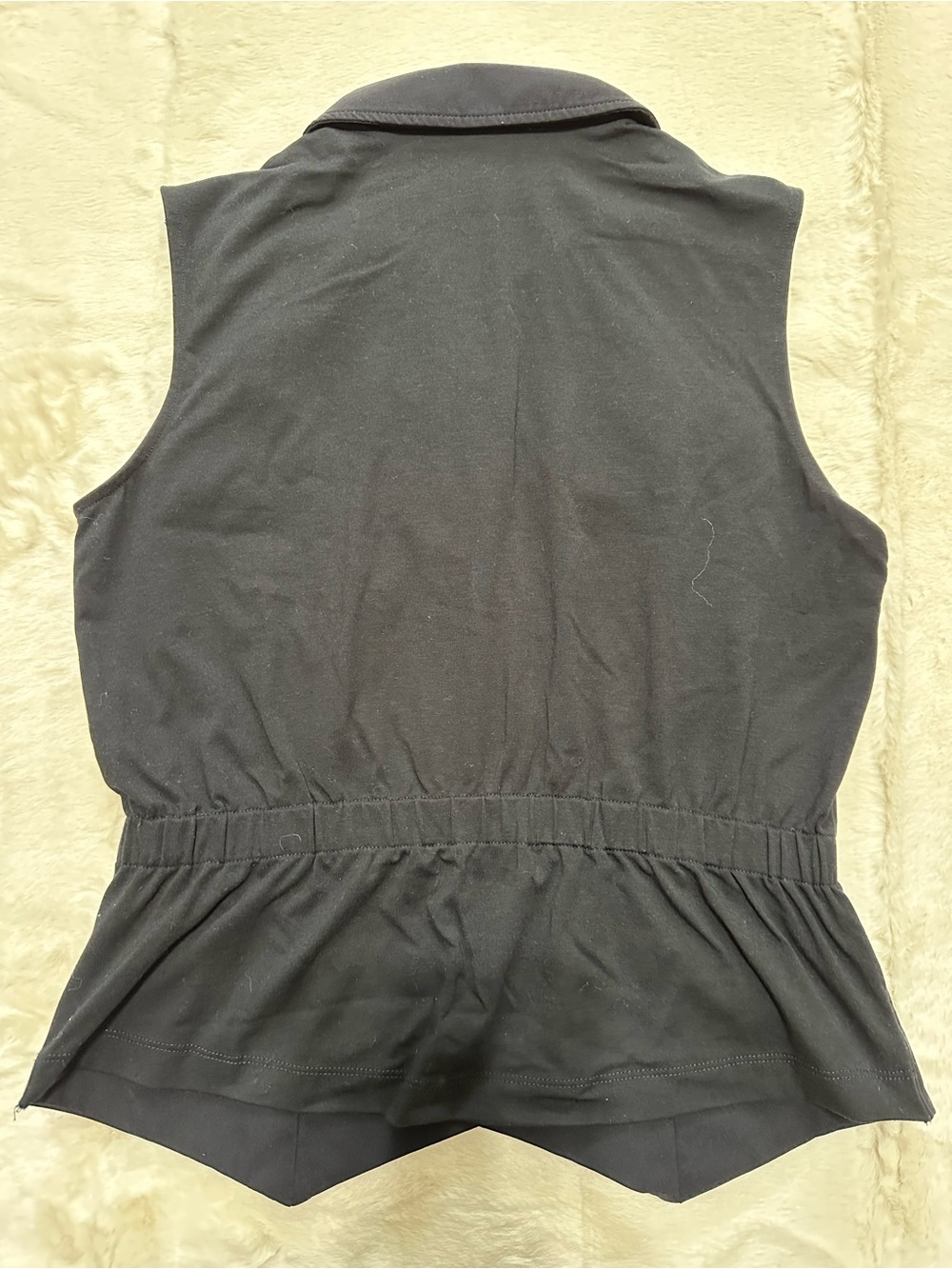 Anatomie Women’s Size S Black Sleeveless Zip Up Front Shirt Vest - Picture 2 of 7